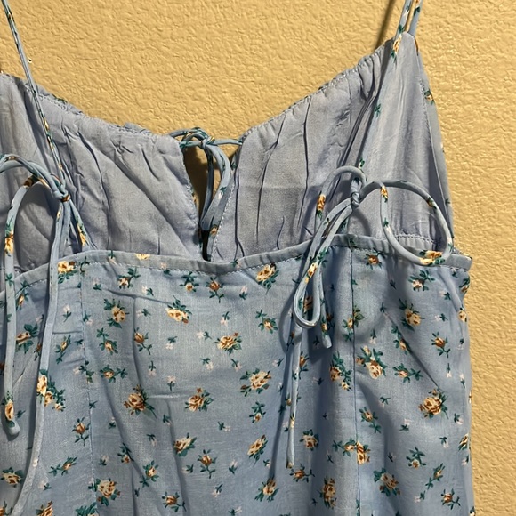 Princess Polly Light Blue Floral Mini Dress - Picture 8 of 14